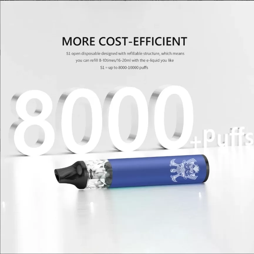 DISPOSABLE BARS 將軍 S1 拋棄式主機｜支持多次注油｜耐用便捷 - 電子煙潮流商城