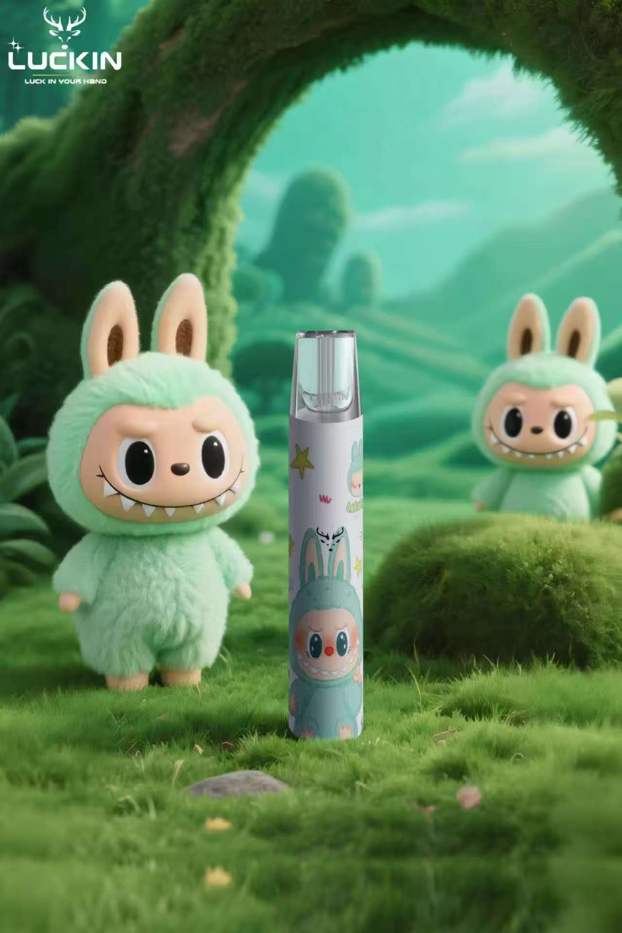 Luckin 幸運主機｜Labubu 聯名款｜幸運煙桿｜全新上市｜台灣現貨 - 電子煙潮流商城
